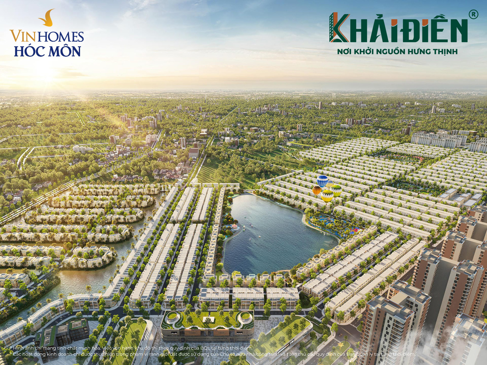 Phối cảnh đêm Vinhomes Hóc Môn - Khải Điền Group